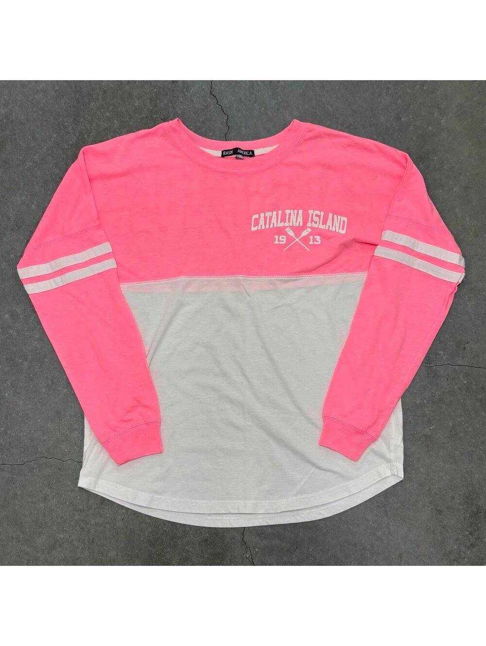 Catalina Island Pink Long Sleeve T Shirt